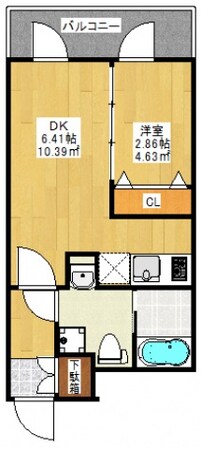 高須駅 徒歩6分 5階の物件間取画像